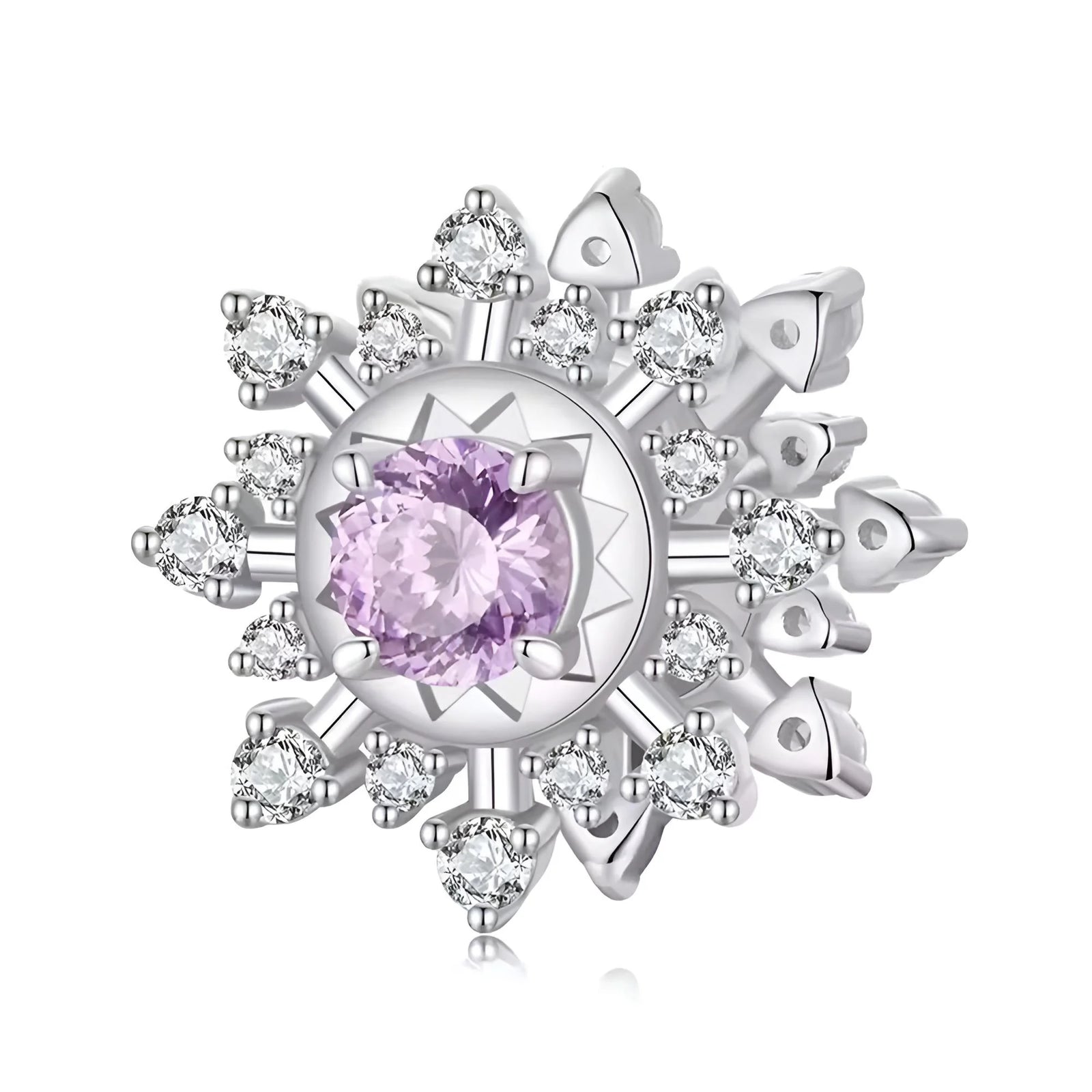 Snowflake Sparkle Charm | CZ
