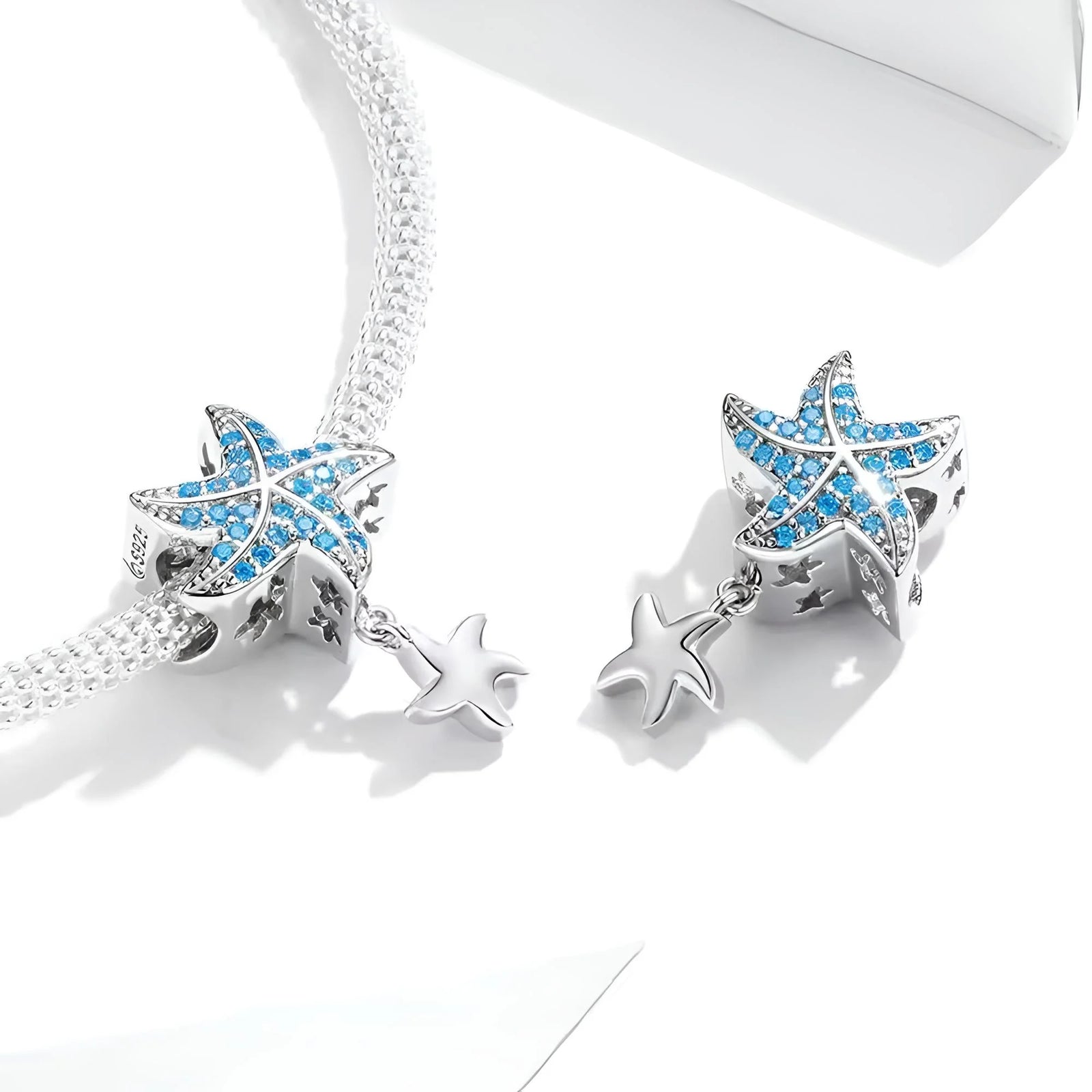 Starfish Dangle Charm | CZ