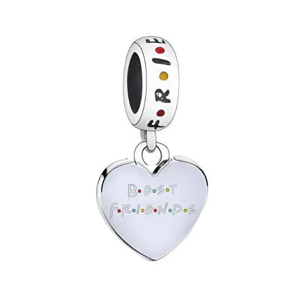 Best Friends Heart Dangle Charm | EN