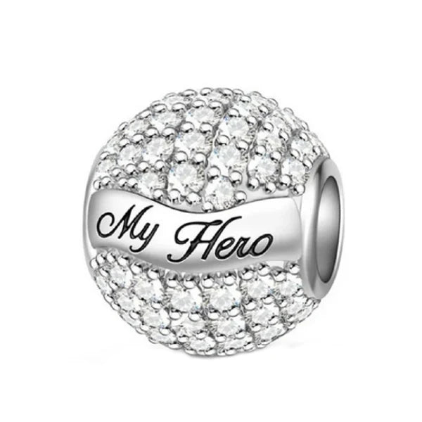 My Dad My Hero Charm | CZ