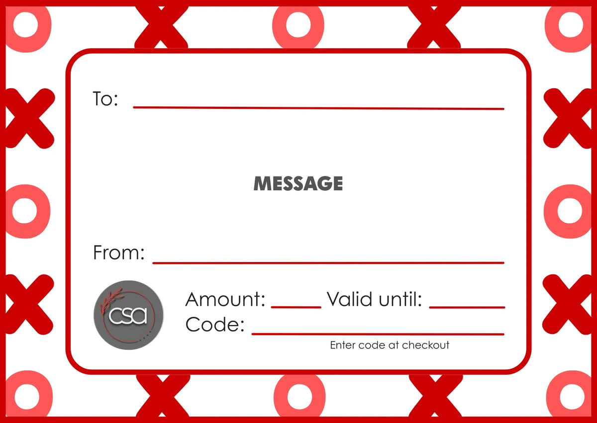 Valentines Day Gift Certificate