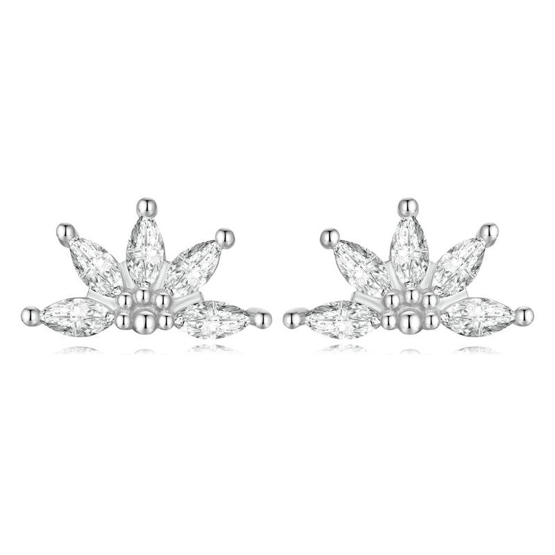 Crown Earrings | CZ