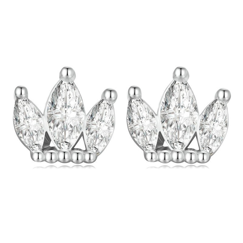 Royal Crown Earrings | CZ