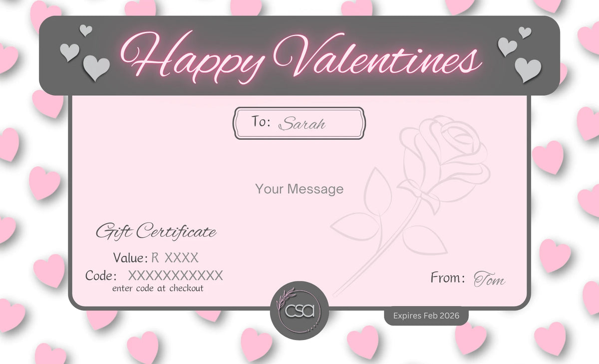 Valentines Gift Certficate | Light