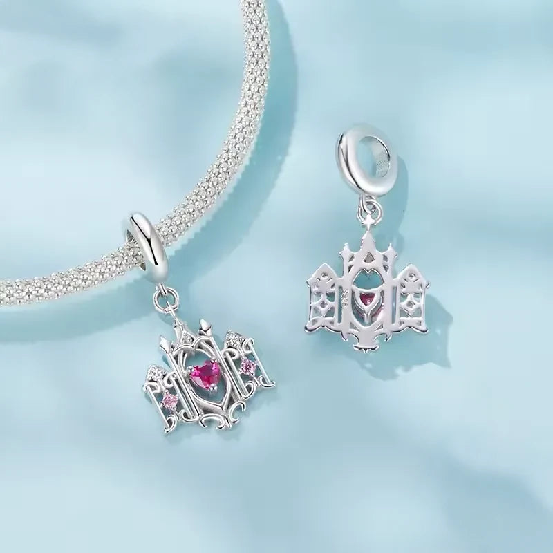 Wedding Chapel Dangle Charm | CZ