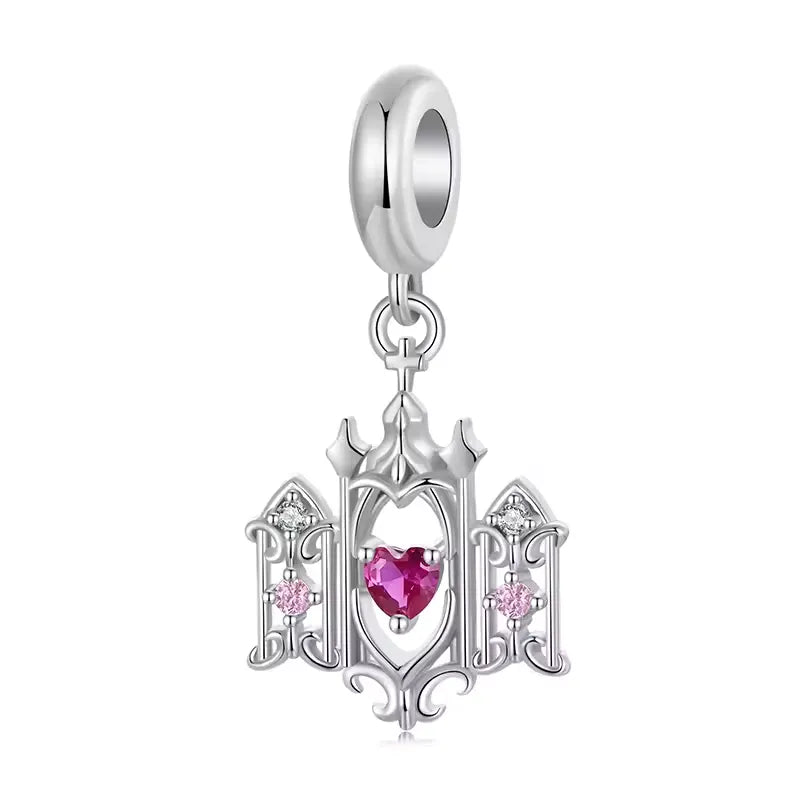 Wedding Chapel Dangle Charm | CZ