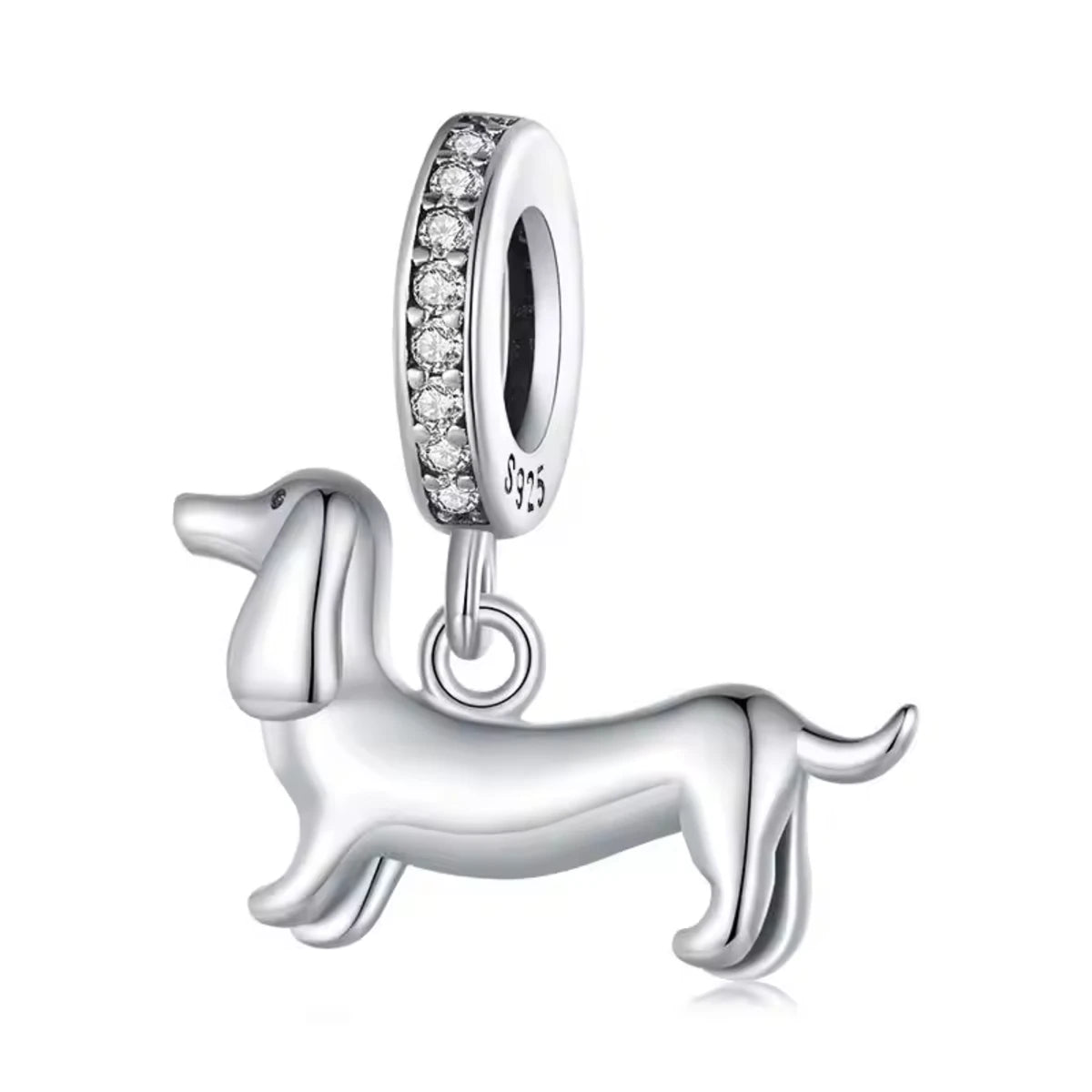 If you own a "Worsie" this charm is a must have! Add to your collection with this adorable Worsie Dog Dangle Charm. Crafted with attention to detail, this charm features a cute worsie design that will capture hearts wherever you go.