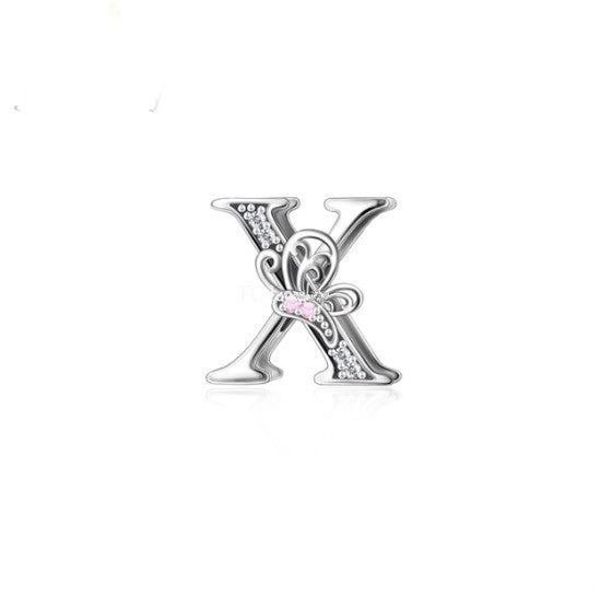 BUTTERFLY ALPHABET A - Z CHARMS | CZ