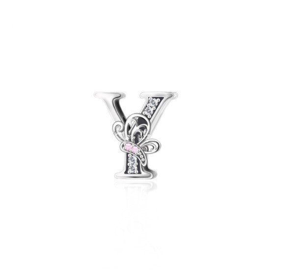 BUTTERFLY ALPHABET A - Z CHARMS | CZ