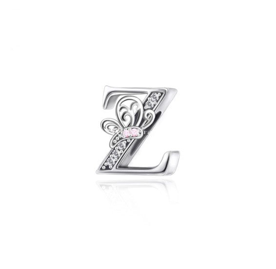 BUTTERFLY ALPHABET A - Z CHARMS | CZ