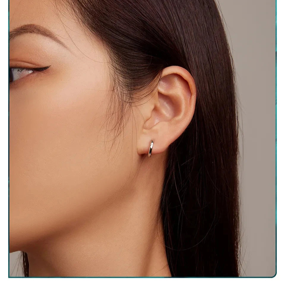 Classy Hoop Earrings | CZ