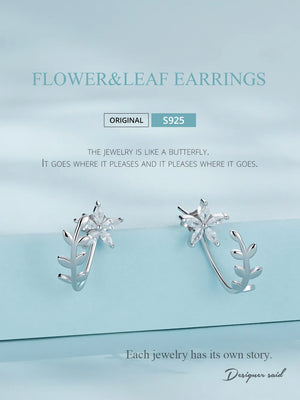 Floral Earrings | CZ