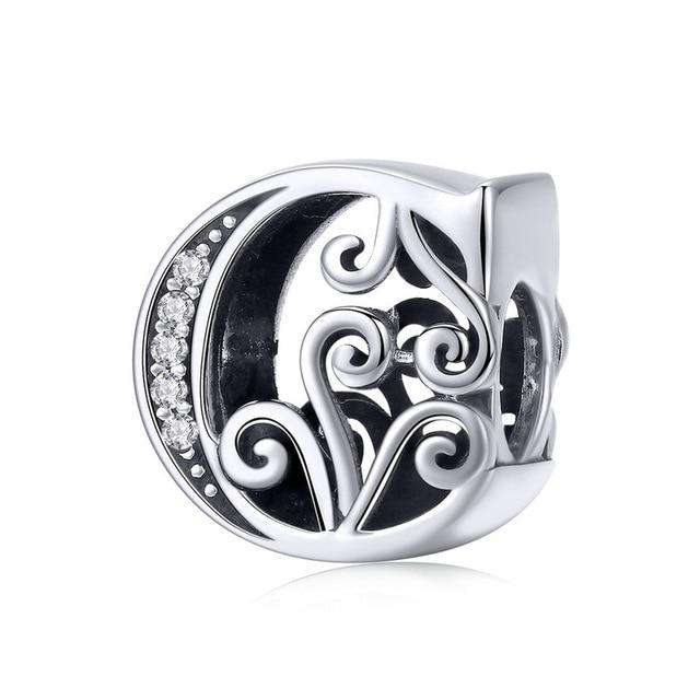 Pandora Compatible 925 sterling silver Alphabet A to Z Charms From CharmSA Image 2
