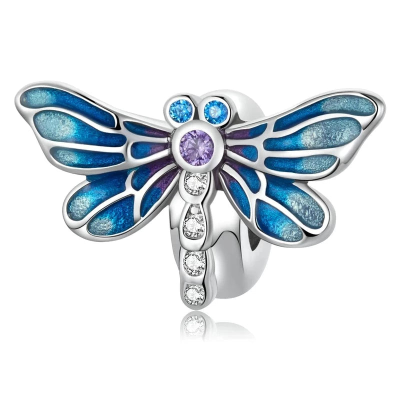 Beautiful Dragonfly  Stopper | CZ
