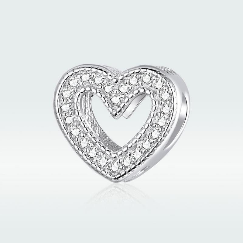 Dazzling Heart Charm | CZ