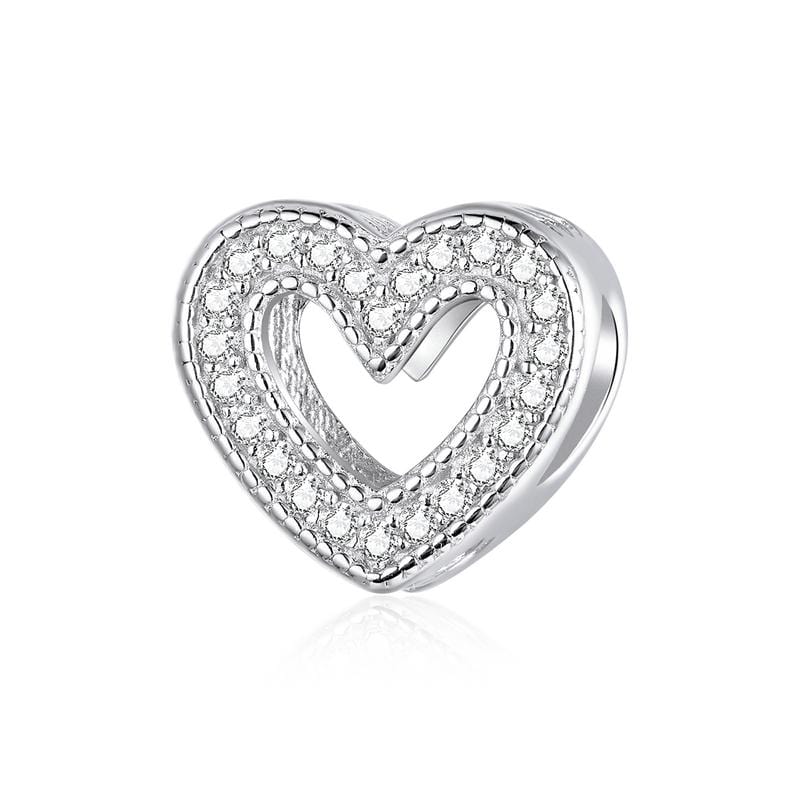 Dazzling Heart Charm | CZ