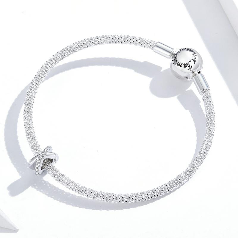 Husband and Wife Ring Charm | CZ