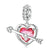 Heart & Arrow Dangle Charm | CZ