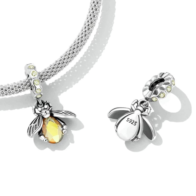 Bee Dangle Charm | CZ