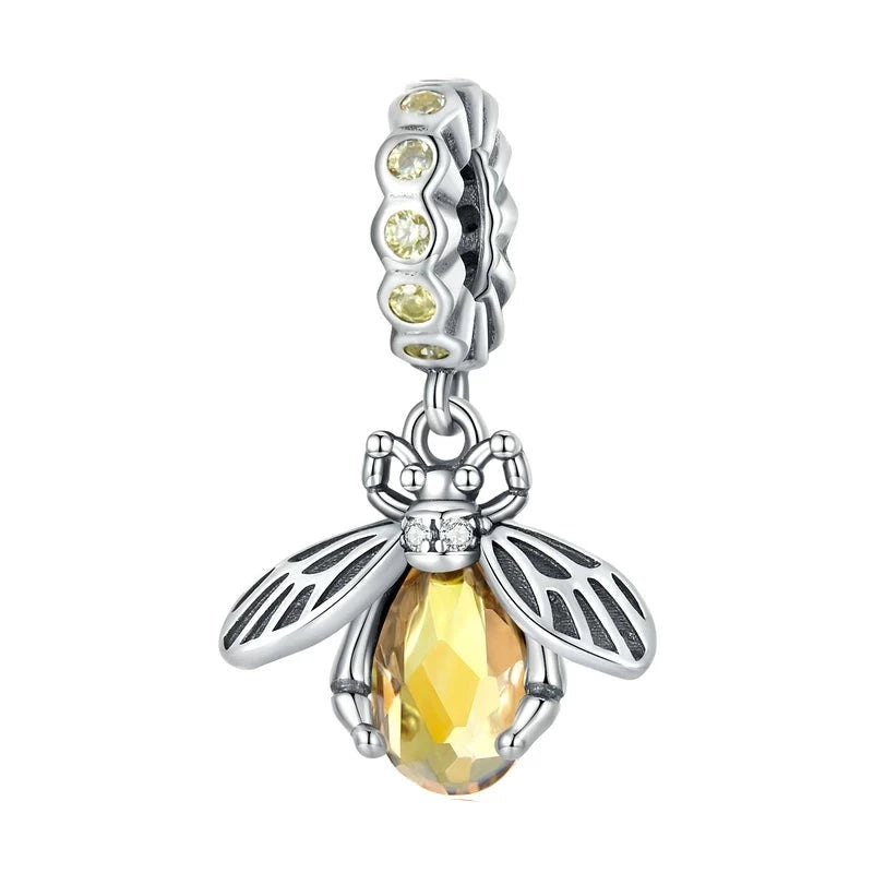 Bee Dangle Charm | CZ