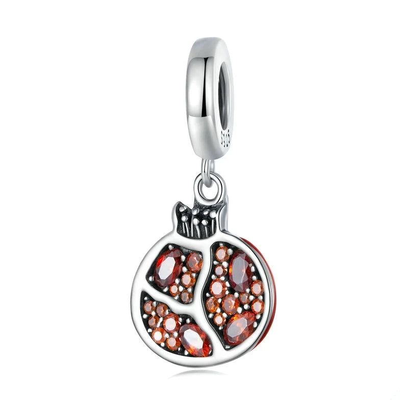 Pomegranate Dangle Charm | CZ