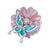 Butterfly & Flower Charm | CZ EN