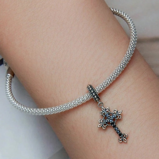 Cross Dangle Charm | CZ