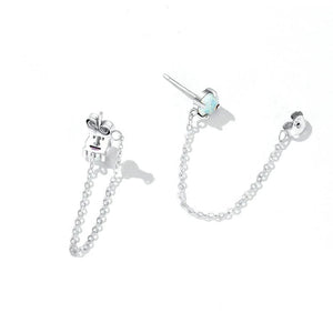 Opal Tassel Earrings
