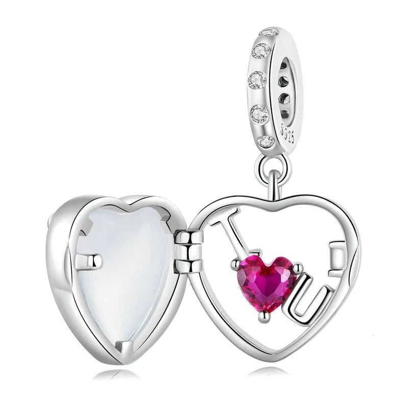 I Love You Dangle Charm | CZ