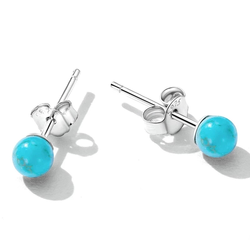 Blue Stud Earrings