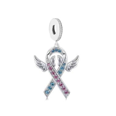 Miscarriage Remembrance Dangle Charm | CZ