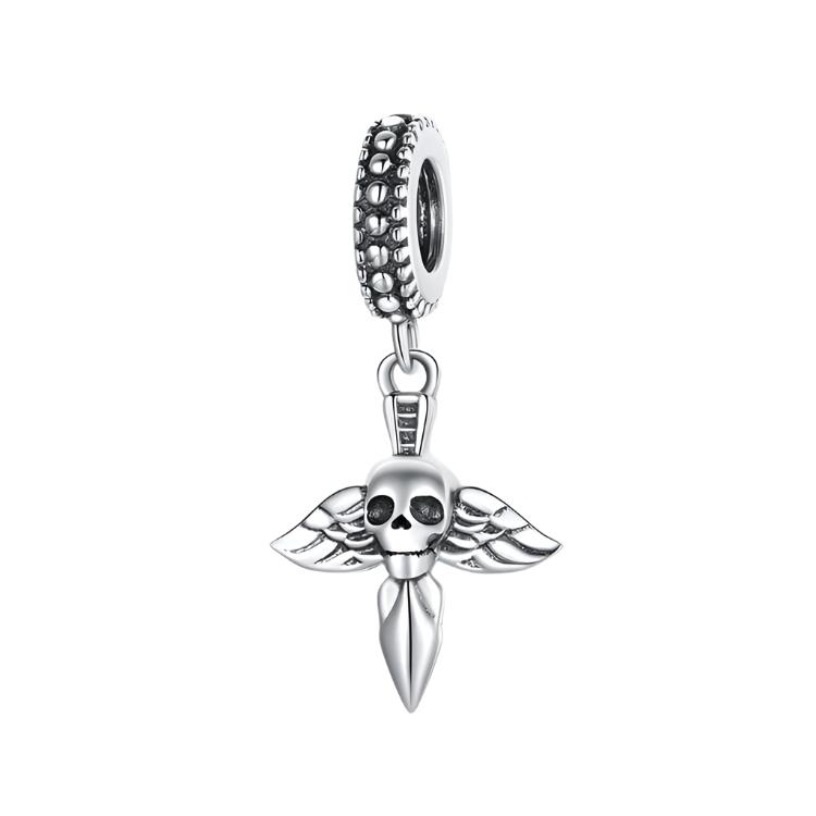 Winged Blade Dangle Charm