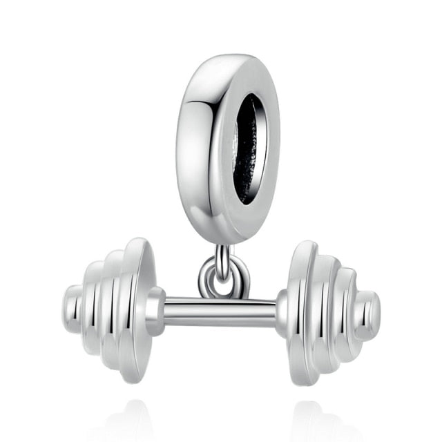 Dumbbell Dangle Charm