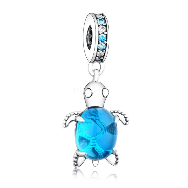 Turtle Dangle Charm | CZ