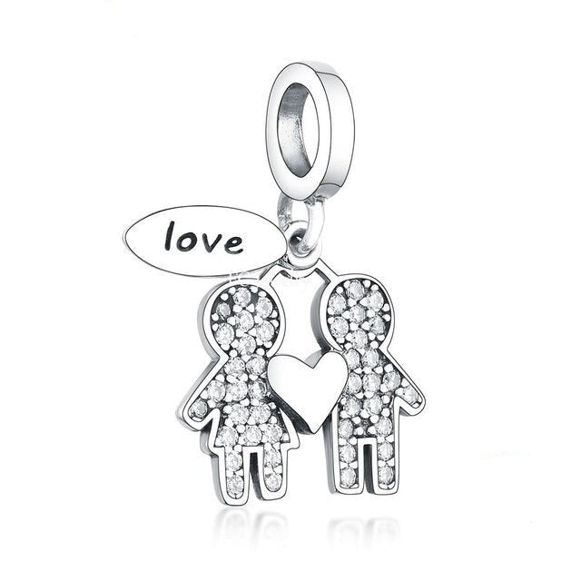 Together Forever Dangle Charm | CZ