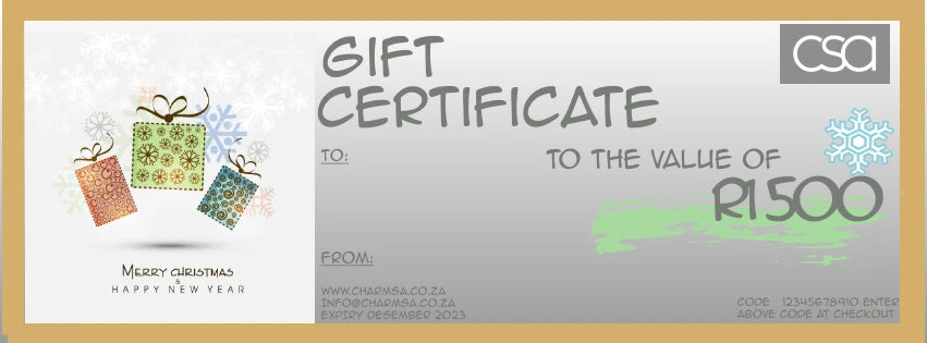 Gift Certificate Merry Christmas 1