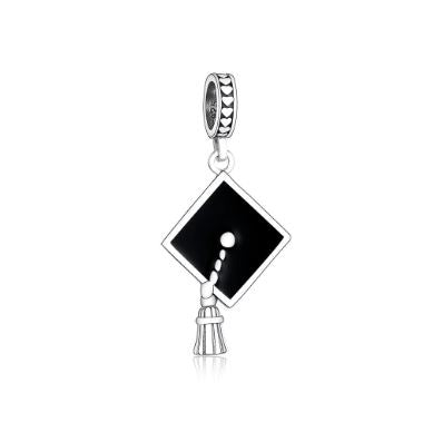 Graduation Cap Black Charm | EN