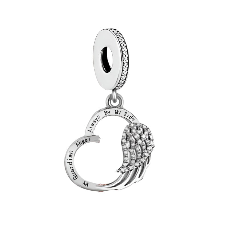 Guardian Angel Dangle Charm | CZ