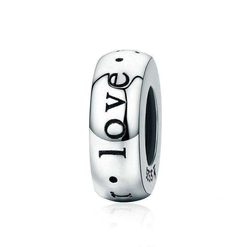 Show your love with the "I Love You Forever" Engraved Stopper. This beautifully designed spacer features the words "I Love You Forever" engraved, compatible with Pandora and other popular charm bracelets. Whether you're looking to create a meaningful design or want to gift a loved one a reminder of your eternal love, the I Love You Forever Engrave Stopper is an excellent choice.