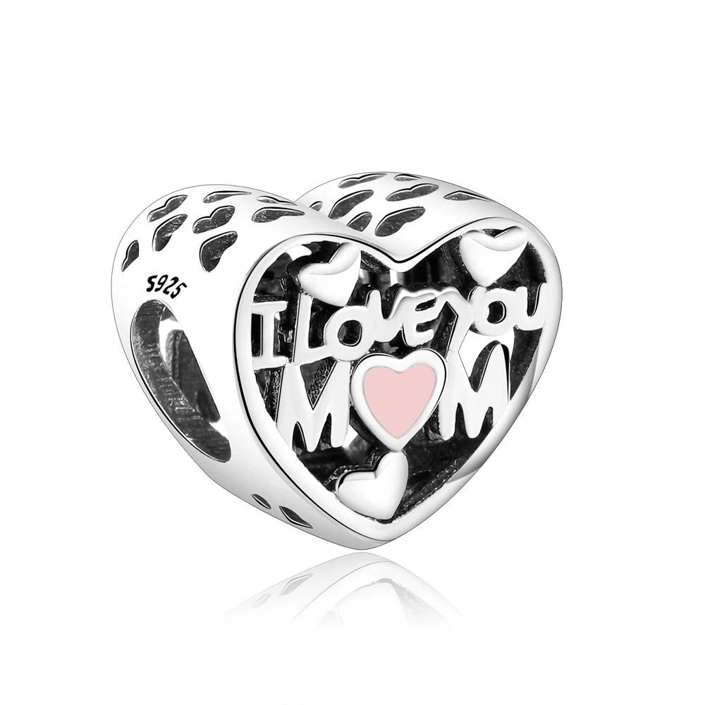 &quot;I Love You Mom&quot; Charm