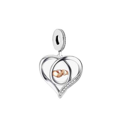 Mom &amp; Baby Hand Dangle Charm | RGP CZ