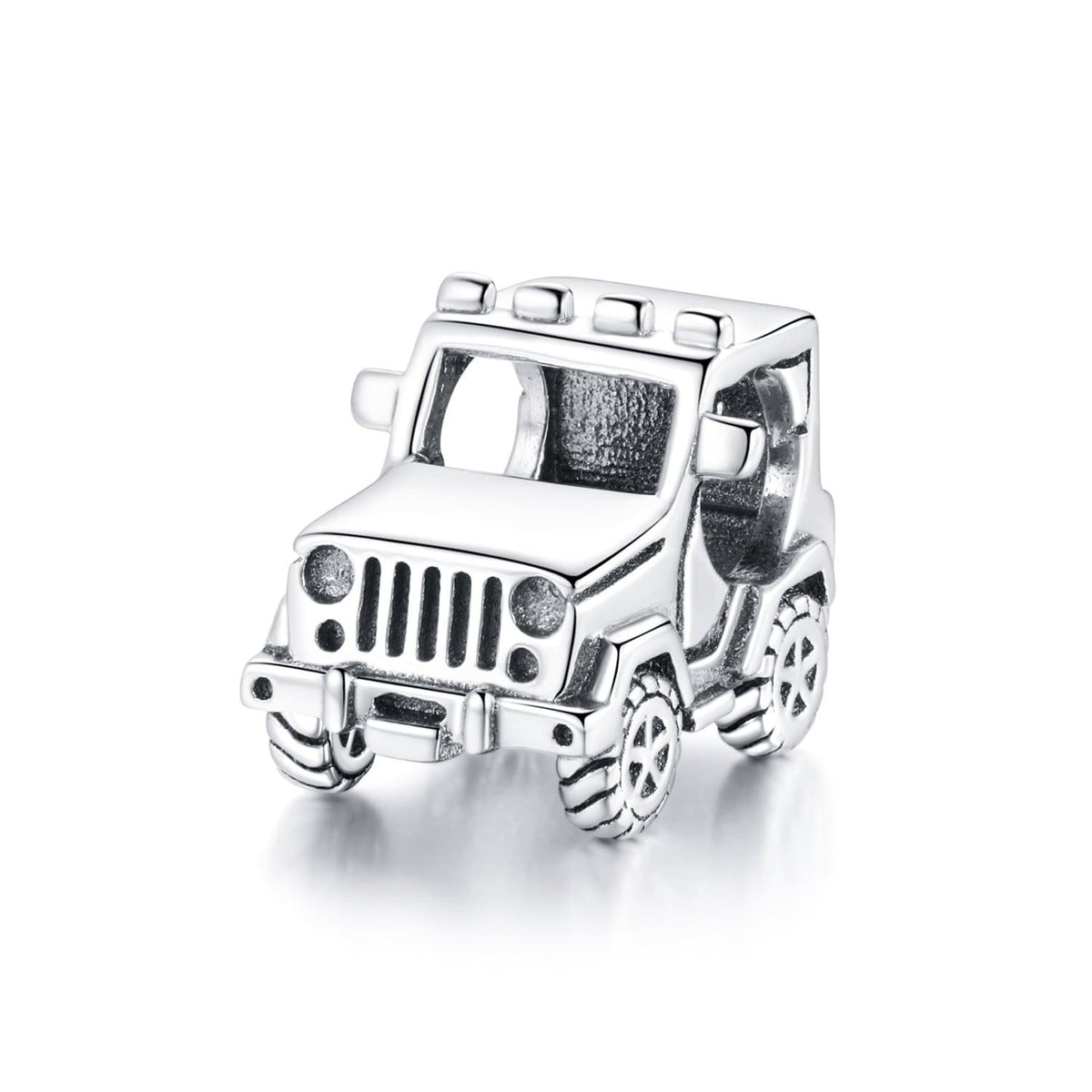 Take your charm bracelet on an off-road adventure with this Sterling Silver Off-Road Adventure Jeep Charm. The intricate design makes this charm perfect for&amp;nbsp;4x4&amp;nbsp;enthusiasts.