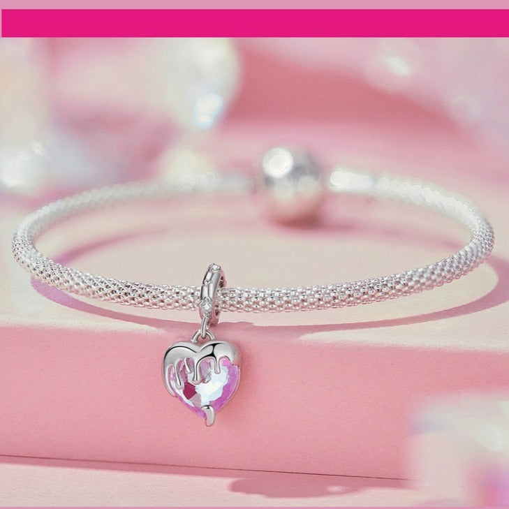 Dripping With Love Dangle Charm | CZ