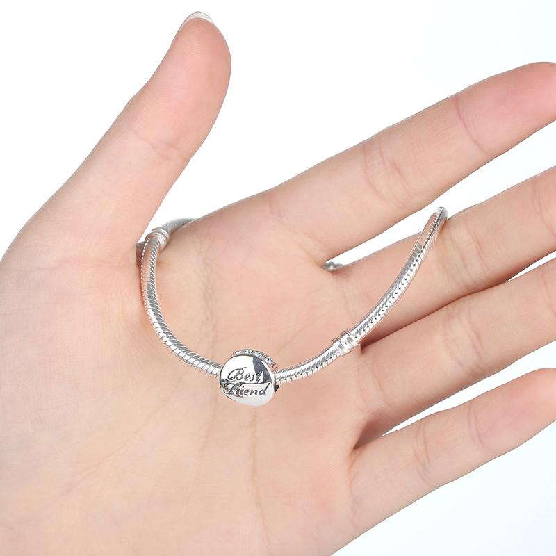 &quot;Best Friend&quot; Engraved Charm | CZ