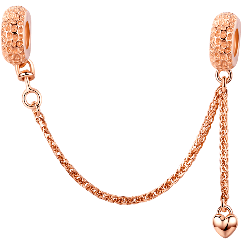 Rose gold clearance safety chain