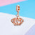 Beautiful Crown Dangle Charm | RGP CZ