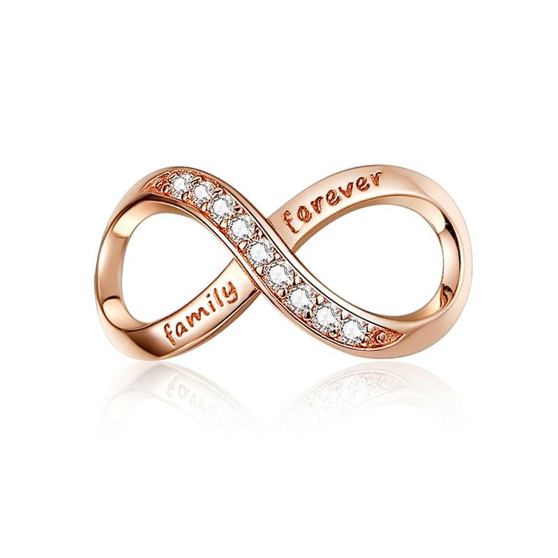 &quot;Family Forever&quot; Infinity Charm | RGP CZ