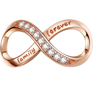 "Family Forever" Infinity Charm | RGP CZ