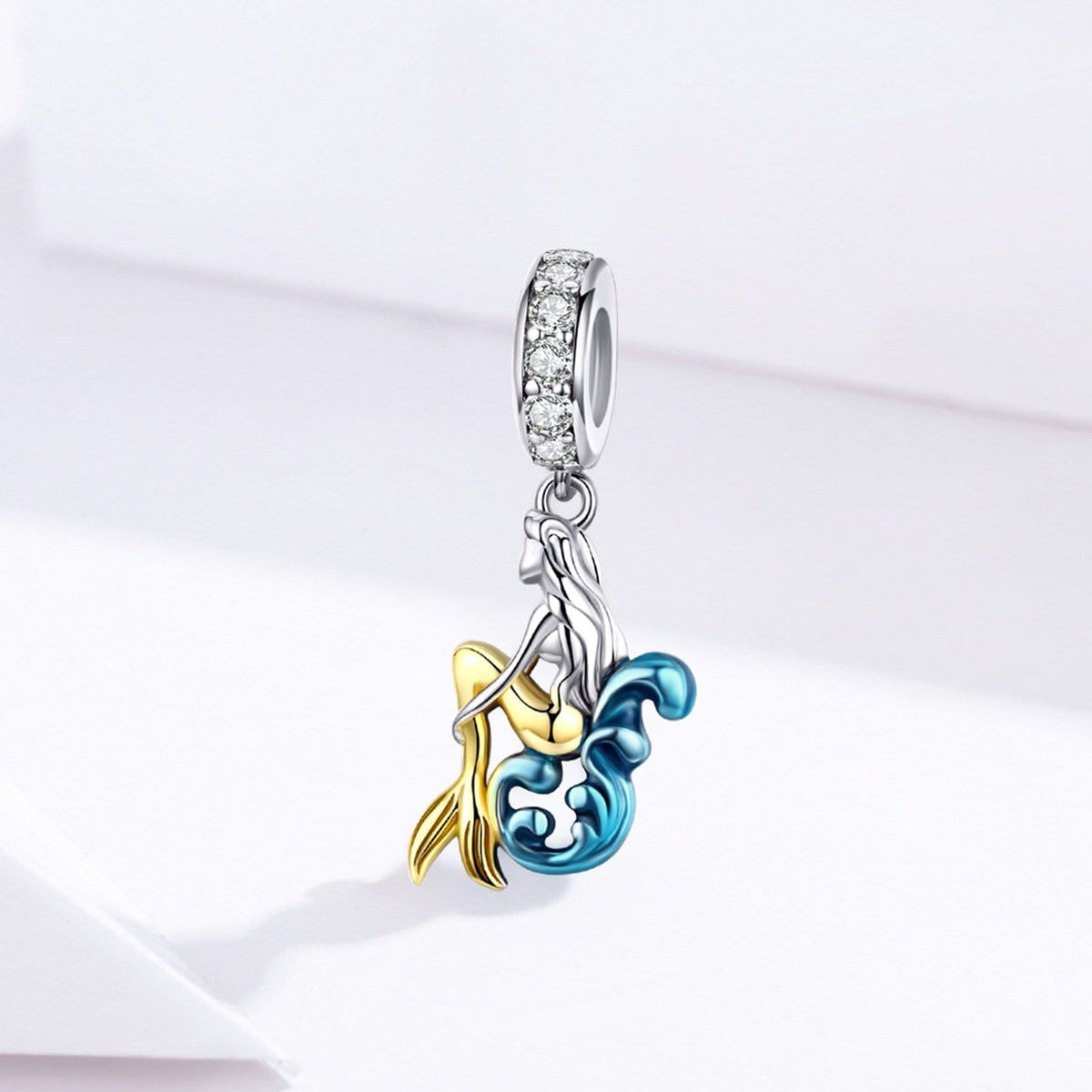 &quot;I Love These Jolly Sailor Boys&quot; Dangle Charm | GP CZ EN
