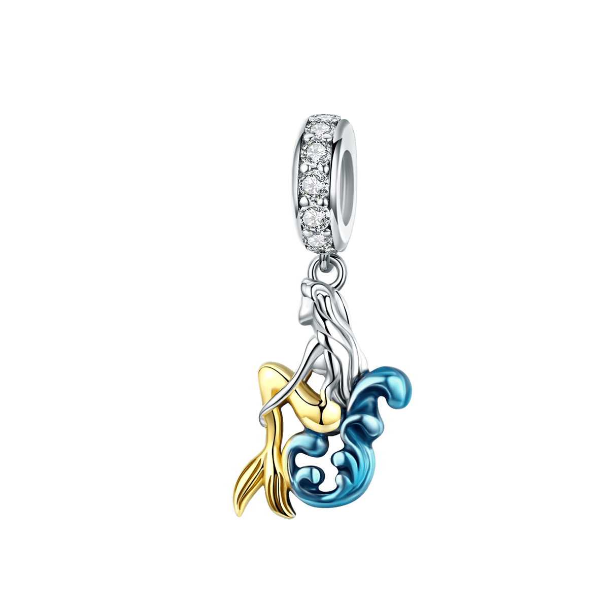 &quot;I Love These Jolly Sailor Boys&quot; Dangle Charm | GP CZ EN